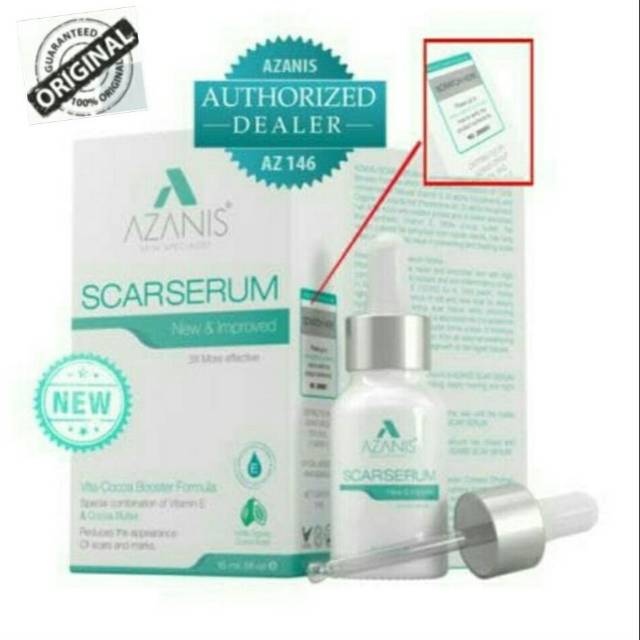 Azanis Scar Serum Serum Penghilang Bopeng 15ml Shopee Indonesia