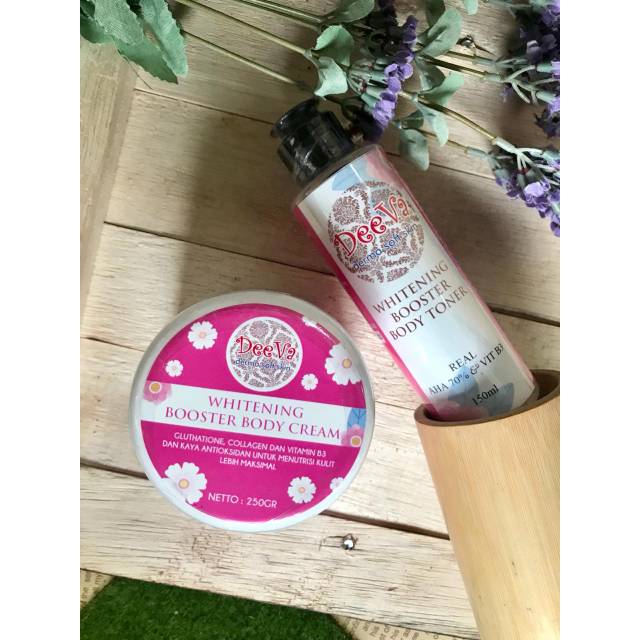 Deeva whitening body booster / deeva body cream / deeva body toner