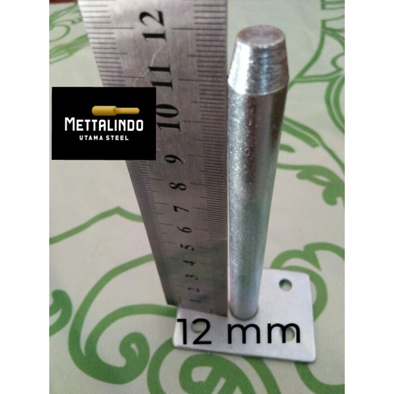 as 12 mm panjang 12 cm utk stopper stoper knock knok 12 mm rel rell portable meja sablon thailand