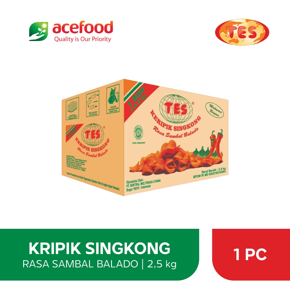 

TES KRIPIK SINGKONG 2.5 KG SAMBAL BALADO