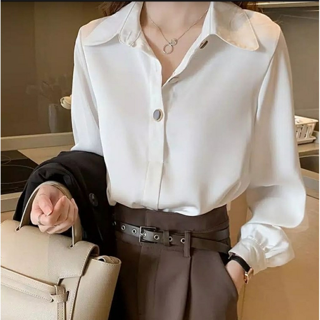 FWG - BLOUSE CLARA / BLOUSE / BLOUSE KOREA / ATASAN WANITA / BAJU ATASAN WANITA TERBARU