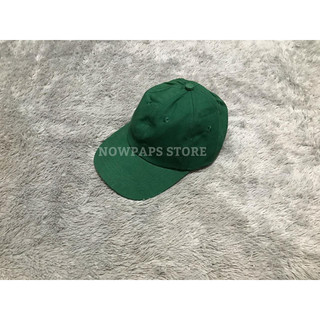 TOPI CAP BASEBALL POLOS DARKGREEN MATERIAL CANVAS POLOSAN CLOTHING BRAND