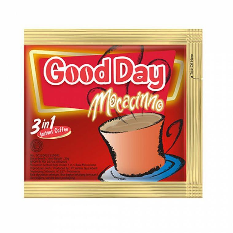 

(BEST NYA 30J9Cu) Good Day Coffee instan 3in1 10 sachet ✐