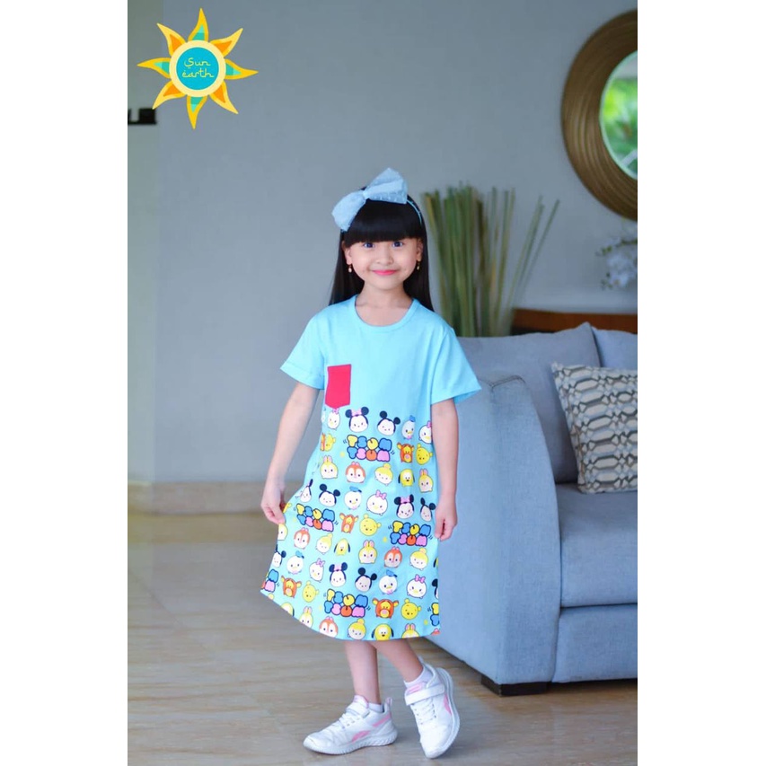 Dress Lovely Cartoon Sun Earth