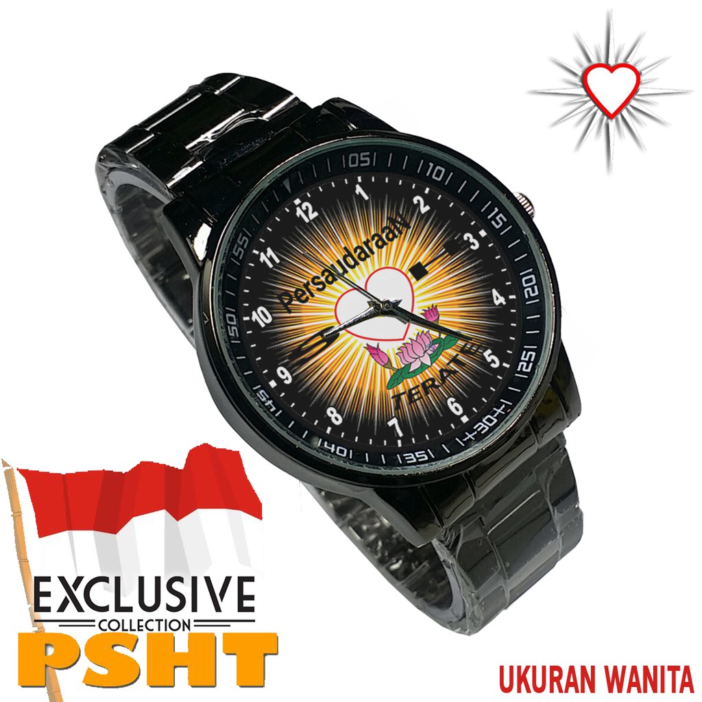 JamTangan PSHT - Persaudaraan Setia Hati Terate (Sepasang/Ukuran Pria/Wanita) Motif 2