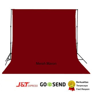 Background Merah Maron 80 gsm, Kain Spunbond Backdrop