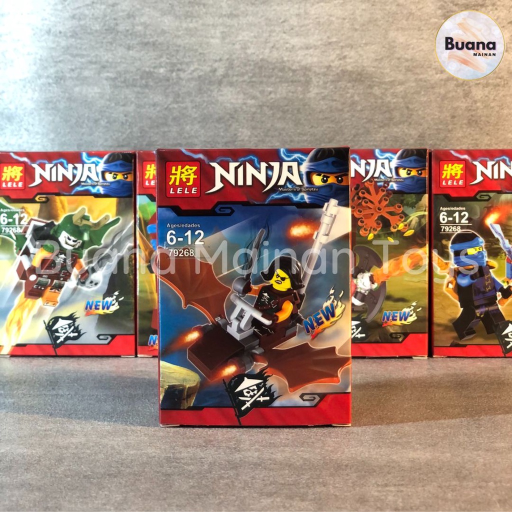 BRICKS LELE KARAKTER NINJA-GO MAINAN EDUKASI ANAK BRICK MOVIE NINJA GO CHARACTER MINI FIGURE FIGURES