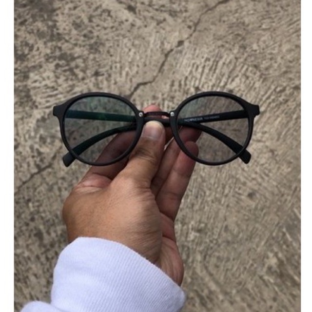 Kacamata Photocromic Wanita Kaca Mata Pria Photochromic Lensa Netral Minus Silinder Unisex