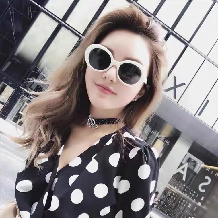 Kacamata Hitam Cewek Murah Korea Fashion Kacamata Hitam Retro Gaya  Anti Radiasi UV Wanita Sunglasses