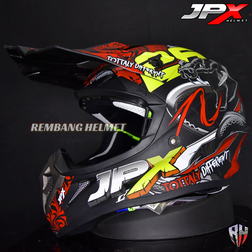 HELM JPX CROSS_FOX1 X16 - BLACK DOFF PAKET GANTENG GOOGLE SNAIL HELM JPX KLX ORIGINAL HELMET MOTO TRAIL SUPERMOTO HELM FULL FACE MOTO CROSS TERBAIK TERMURAH-4