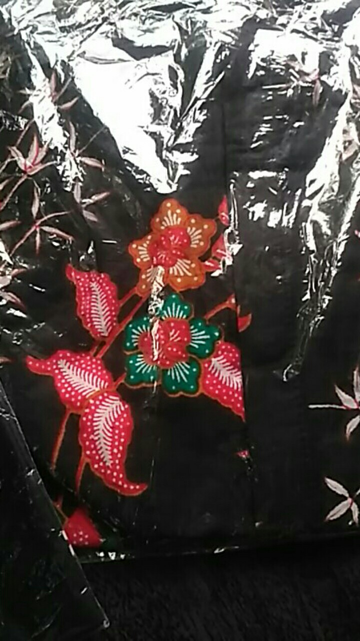 Rama Shinta Couple - Sarimbit Batik Couple Atasan Tunik Sogan Blarak Kipas Cendrawasih Mega Mendung