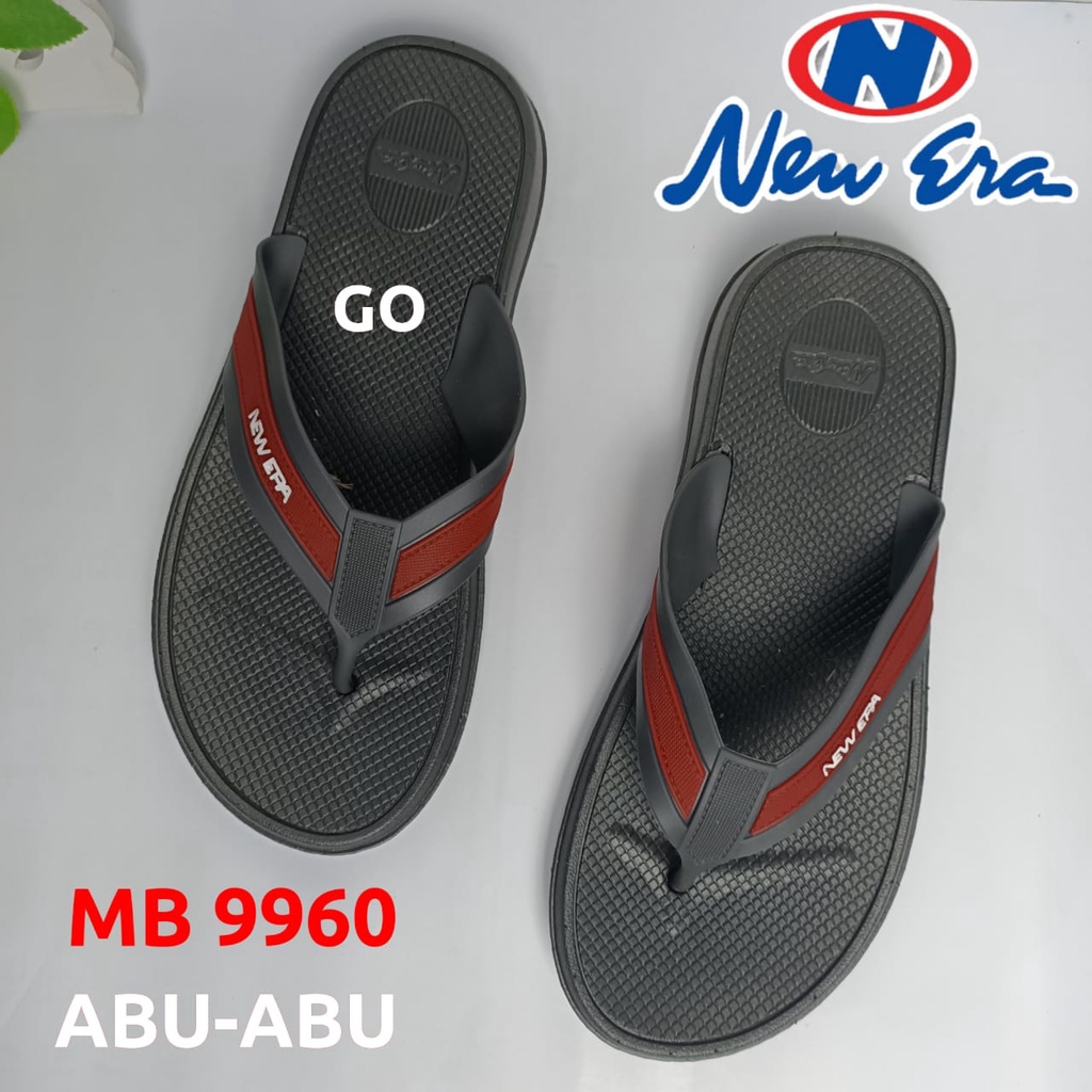 BB NEW ERA MB 9960 Sandal Jepit Casual Pria Dewasa Polos Sandal Anak Laki-laki Kekinian Anti Air Murah Lentur Nyaman