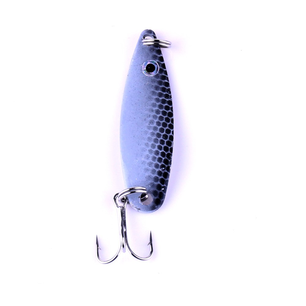 HENGJIA 4pc 5cm/6.5g Umpan Metal Sequin Spoon Pancing Payet Hard Bait Fishing Ikan Lure Swimbait Jig