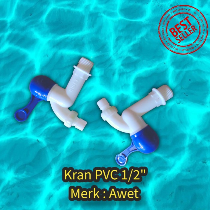 Kran PVC Taman Kran Plastik Awet / Kran Tembok / Kran Kamar Mandi /