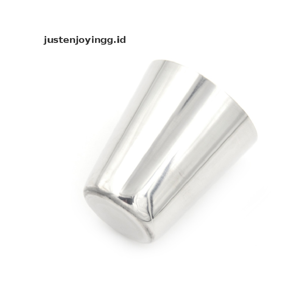 4pcs / Set Gelas Shot Bahan Stainless Steel Untuk Camping / Travel