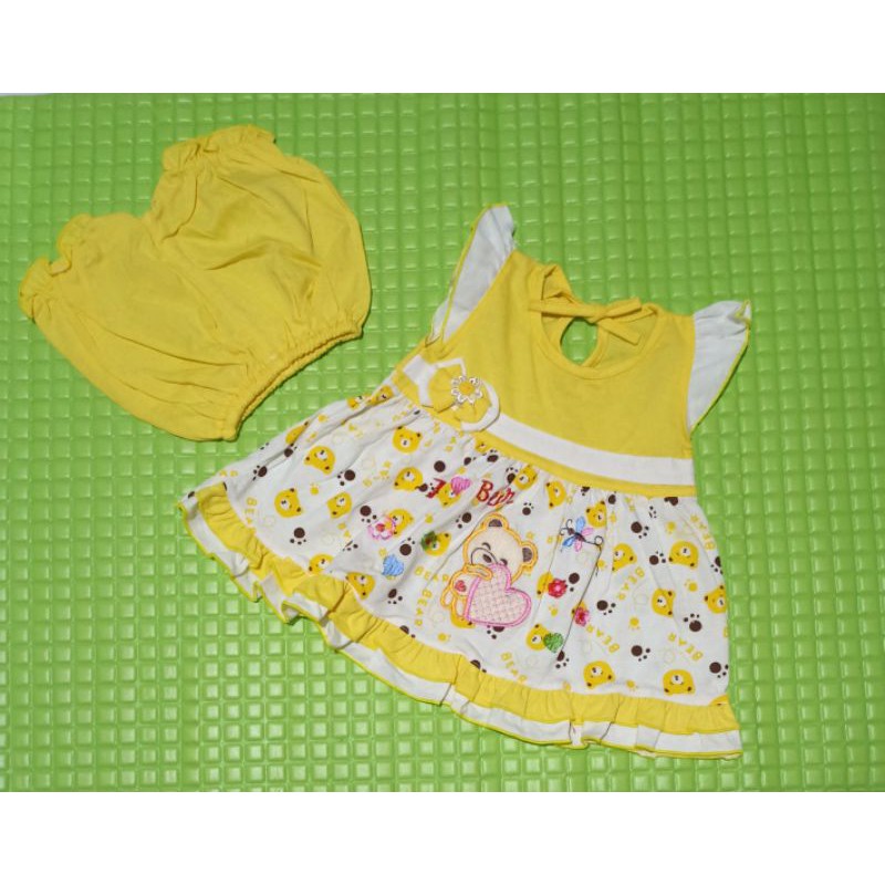 Baju bayi perempuan 3-9 Bulan