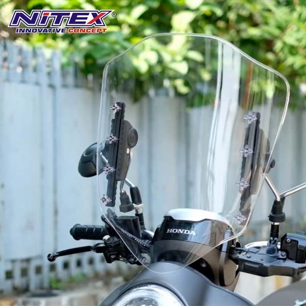 Windshield Tameng Motor visor Winsil Nitex Adjustable