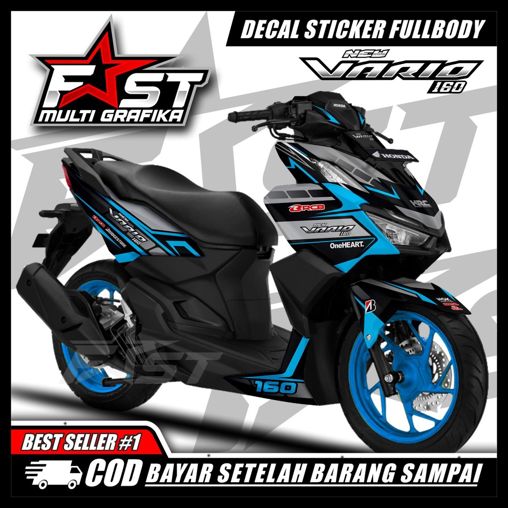BISA COD decal vario new 160 2022 stiker striping vario 160 stiker fullbody honda vario 160 stiker d