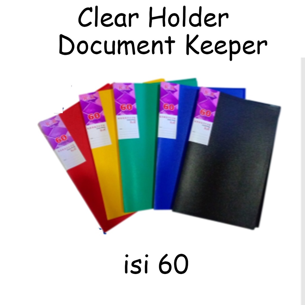 

Clear Holder Document Keeper R&R ( 60 Lembar )