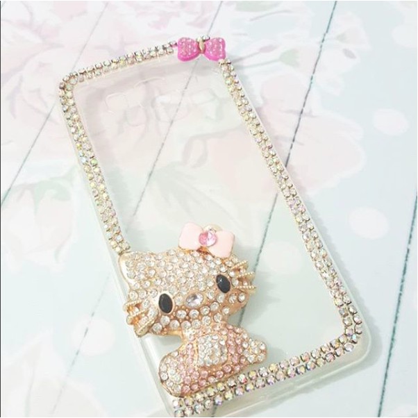 jelly case hello kitty blink HK Swarovski samsung grandprime note4