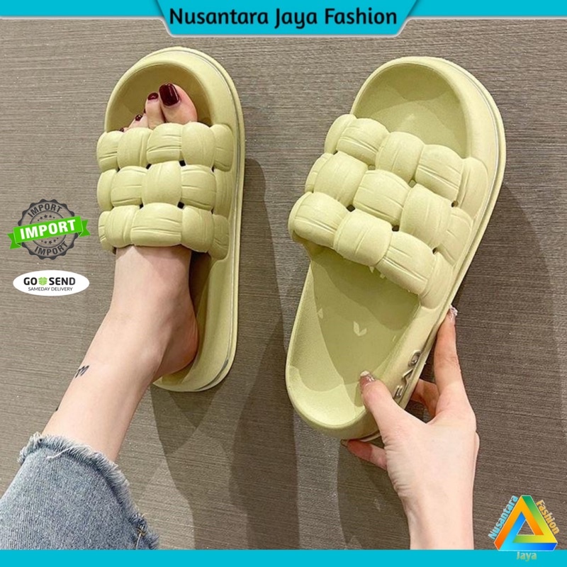 Sandal Slop Wanita Jelly CUTE - Sandal Wedges Wanita Balance 2219