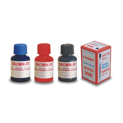 

ISI TINTA REFILL SPIDOL PAPAN TULIS WHITEBOARD SNOWMAN MARKER INK HITAM BIRU MERAH ISI ULANG WBI-20 GROSIR ECER LUSIN