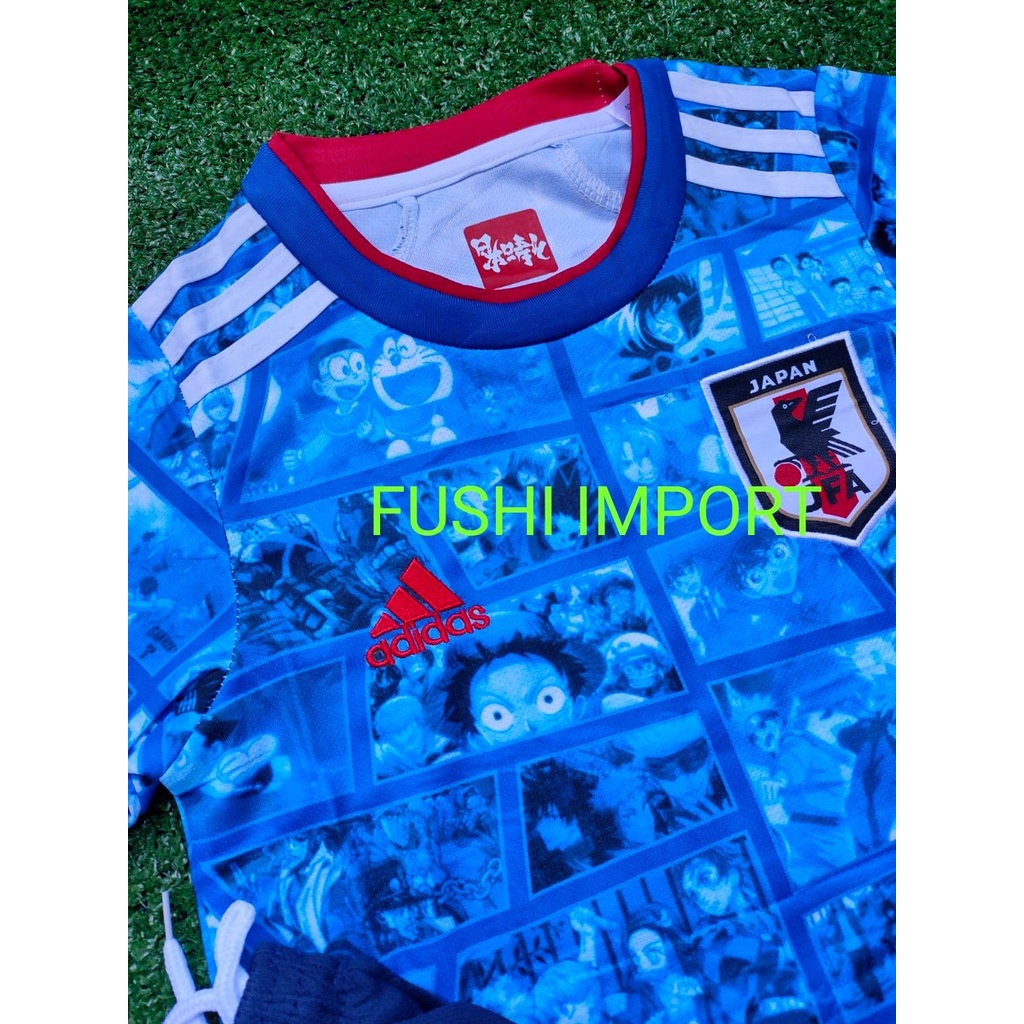 Setelan Jersey Baju Bola Jepang Special Anime Kids Anak 2021 2022 Fullset Satu Set Grade Ori