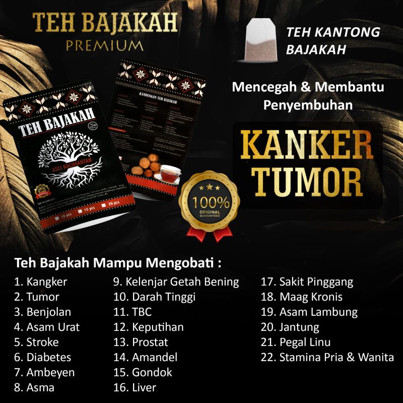 

TEH BAJAKAH ASLI DARI KALIMANTAN AKAR KAYU BAJAKAH ORIGINAL