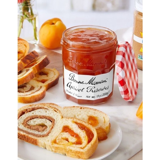 

BONNE MAMAN SELAI OLAHAN RASA APRICOTS 370 GR