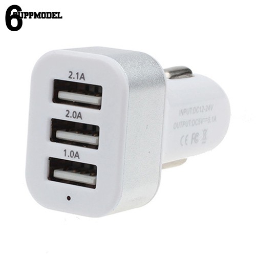 【 wu 】 Charger Fast Charging Universal 3 Port USB LED Samsung