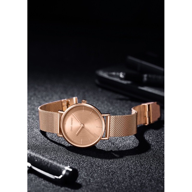 Jam Tangan Analog Original Jimshoney Jhw 01 Jam Wanita Pria / Jam Antiair Antikarat  Stainless