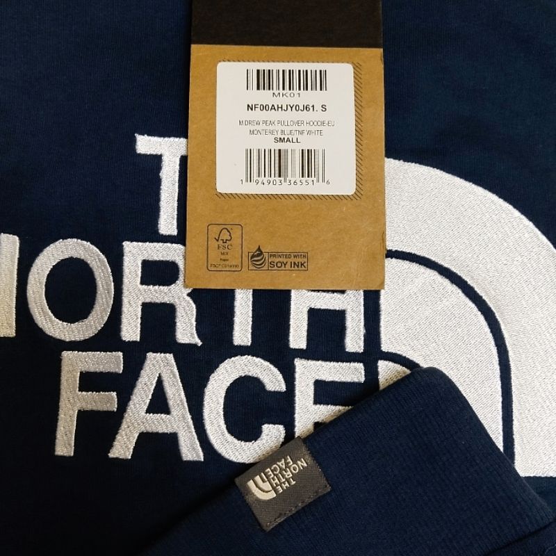 The North Face Light Drew Peak Pullover Hoodie Mountery Blue