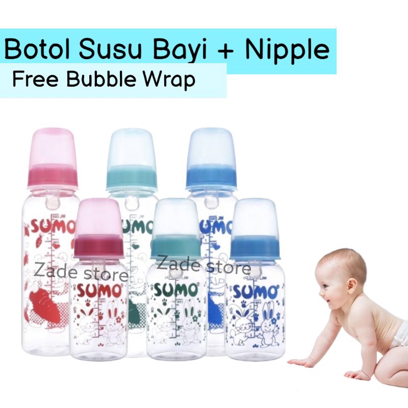 Botol susu BPA Free 150ml 240ml Sumo dot bayi botol asi anak botol susu dan nipple botol susu baby l
