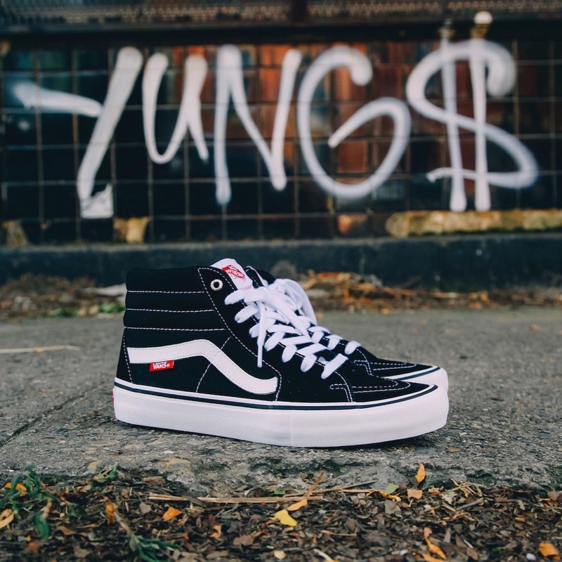 V4NS SK8-HI PRO BLACK/WHITE ORIGINAL 100%