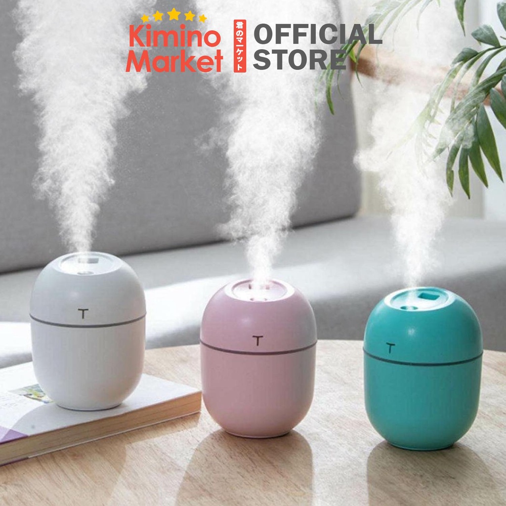 Air Humidifier Diffuser Pelembab Udara Aromatherapy Purifier With LED Light