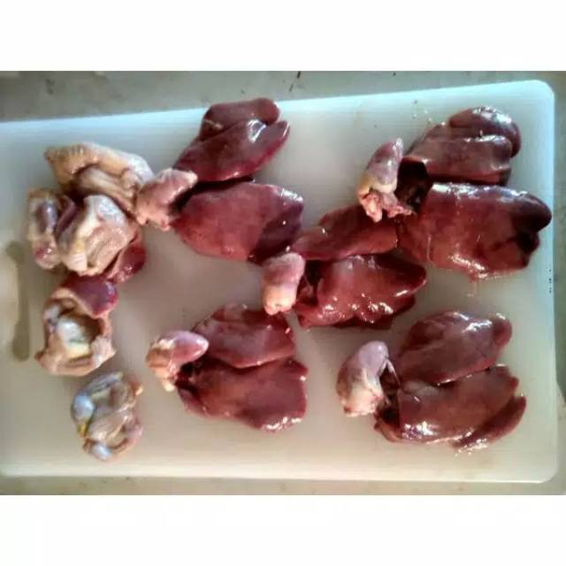 

Ati ampela ayam 250 gram / pcs atau satuan, sayur medan