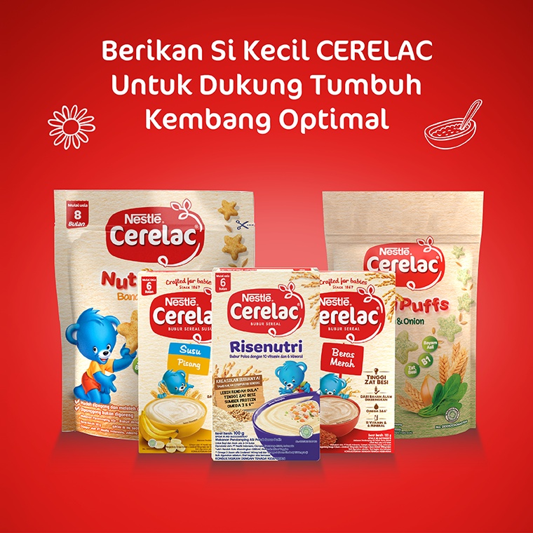 CERELAC MURAH NUTRIPUFF / BUBUR SEREAL BAYI INSTAN NESTLE CERELAC BUBUR CEREAL