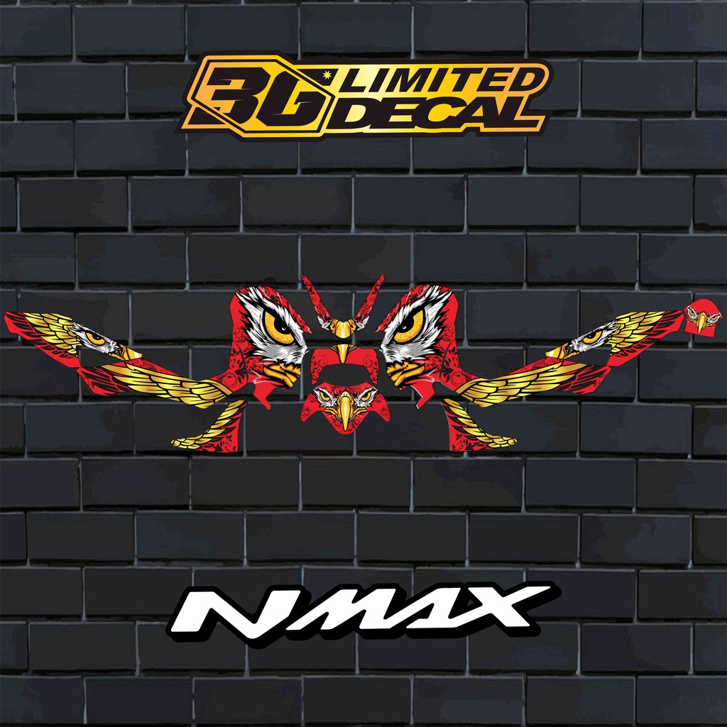 Decal NMAX 2020 Motif Burung Elang Ngamoook
