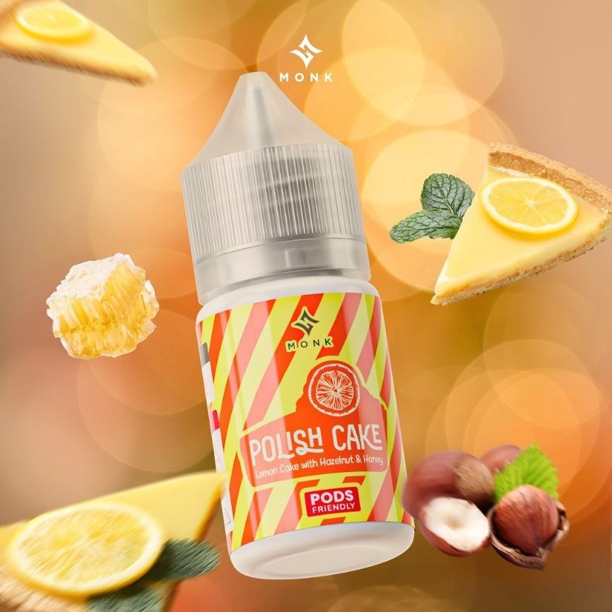 PODS POLISH CAKE LEMON HAZELNUT HONEY 15MG 30ML