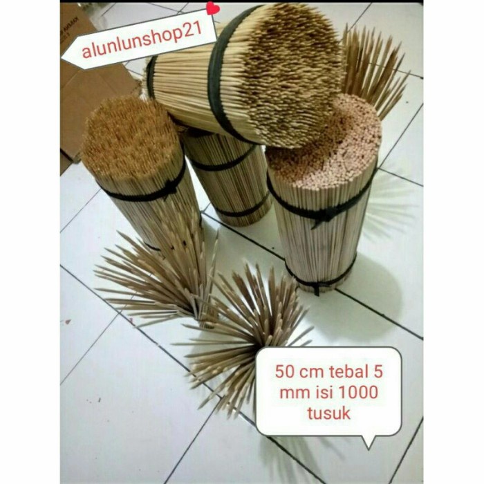 

Nilma_Jek Tusuk Sate Cumi Sotong 50Cm Isi 1000Pcs