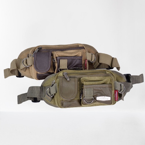 TAs pinggang pria kanvas - Waistbag pria import cruiser  7601-2