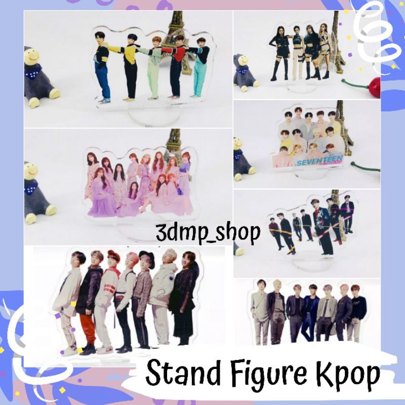 Stand figure Kpop Akrilik TXT Seventeen Izone Blackpink BTS