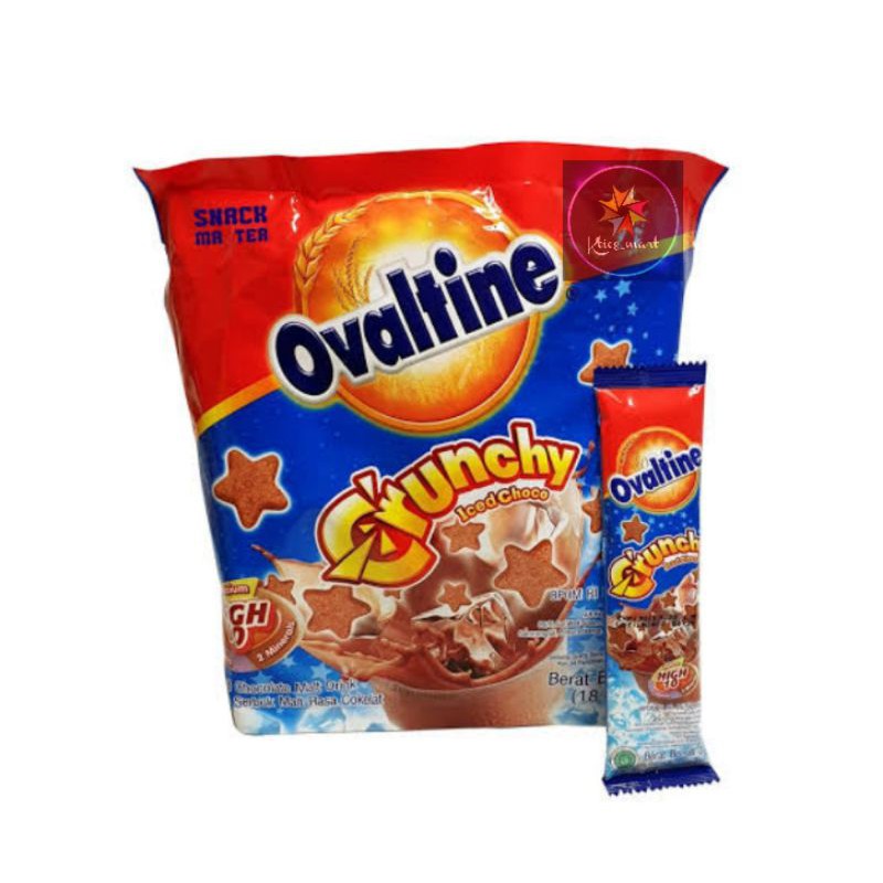 

ovaltine crunchy 18 sachet/iced choco/Import