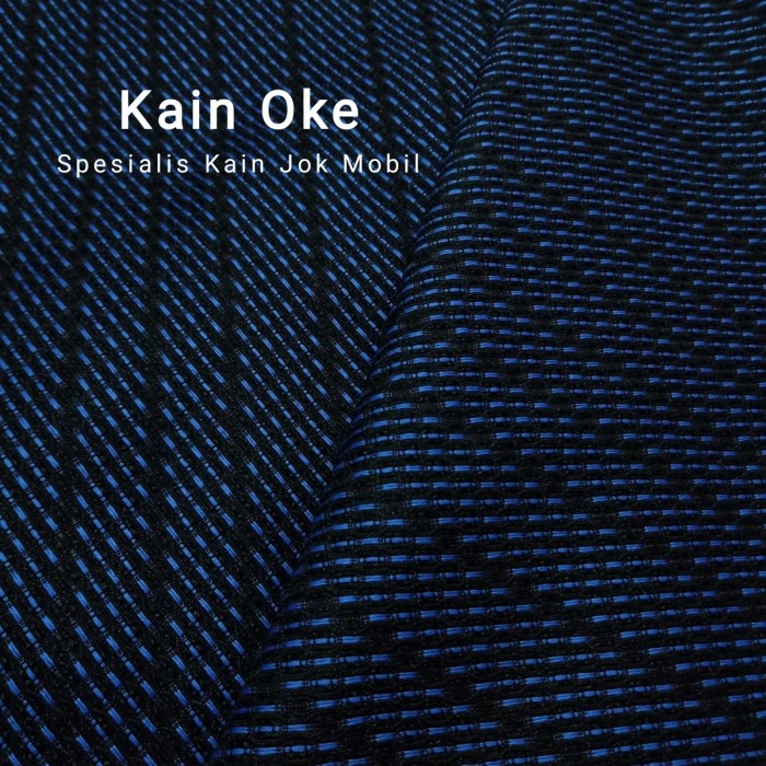 Kain Jok Mobil Hitam Biru Cocok Untuk BMW, Katana, Starlet, Recaro