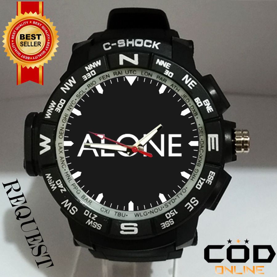 Jam Tangan Pria alone Auxland Sports logo Free Box Cod Termurah