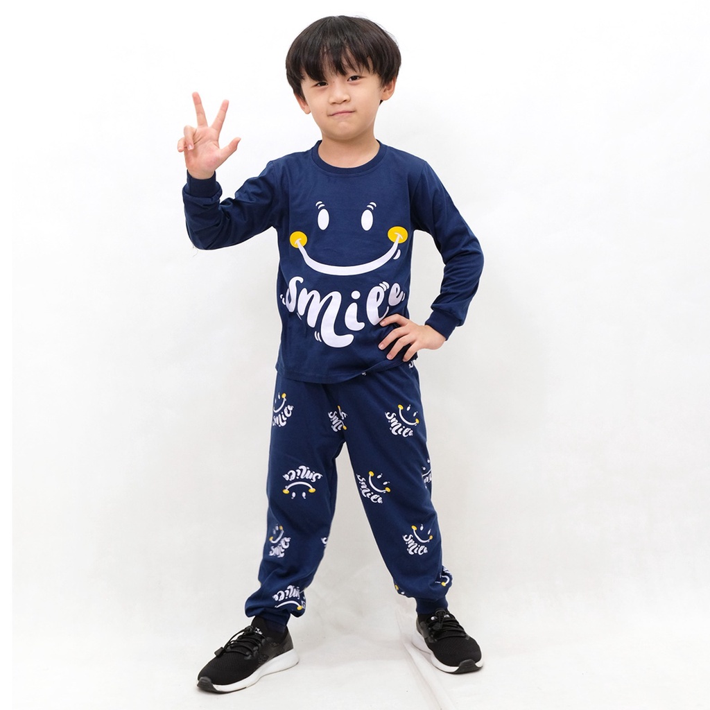 Owlet - setelan anak / piyama anak bergambar / piyama panjang / baju tidur anak