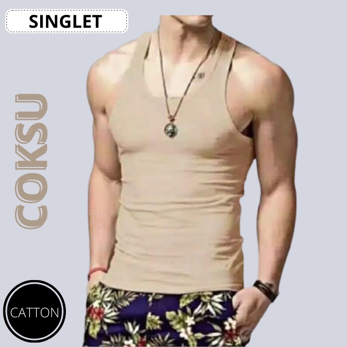 singlet pria dewasa kualitas premium distro / kaos singlet pria / singlet cowok distro pria dewasa /
