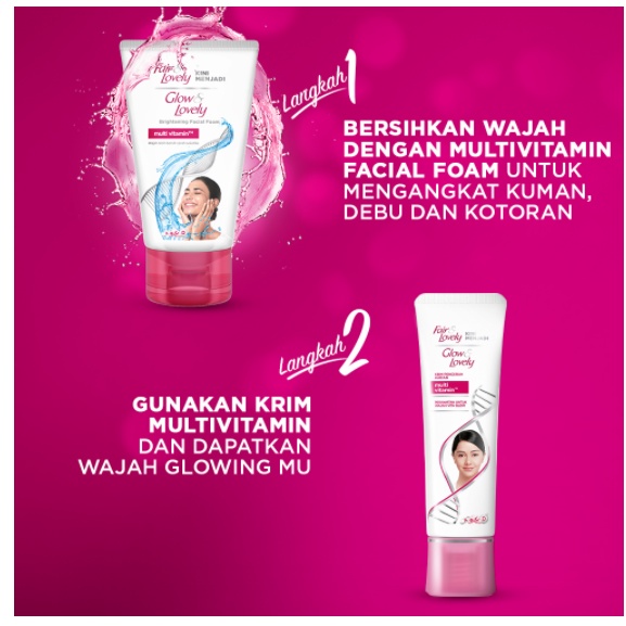 Fair &amp; Lovely Cream Wajah Multivitamin 50 Gr