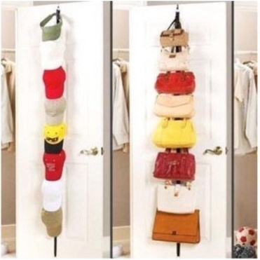 UP DN HOOK hanger gantungan baju tas topi pintu rack organizer fashion