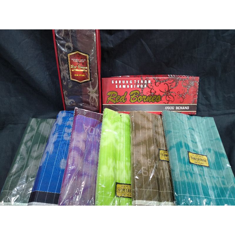 Sarung Red Borneo Asli Samarinda